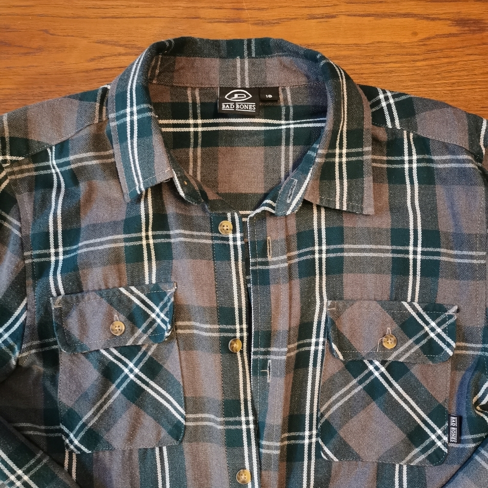 Flannel plaid shirt